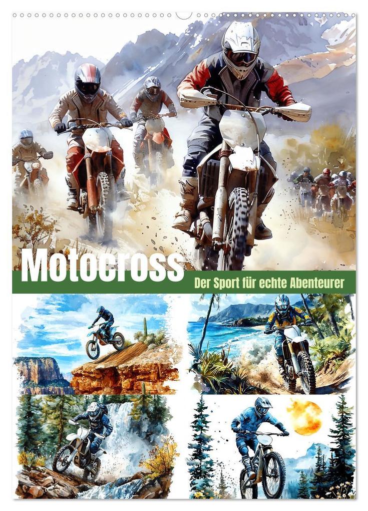 Motocross - Der Sport für echte Abenteurer (Wandkalender 2026 DIN A2 hoch) CALVENDO Monatskalender