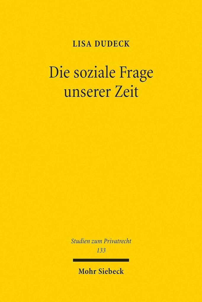 Die soziale Frage unserer Zeit