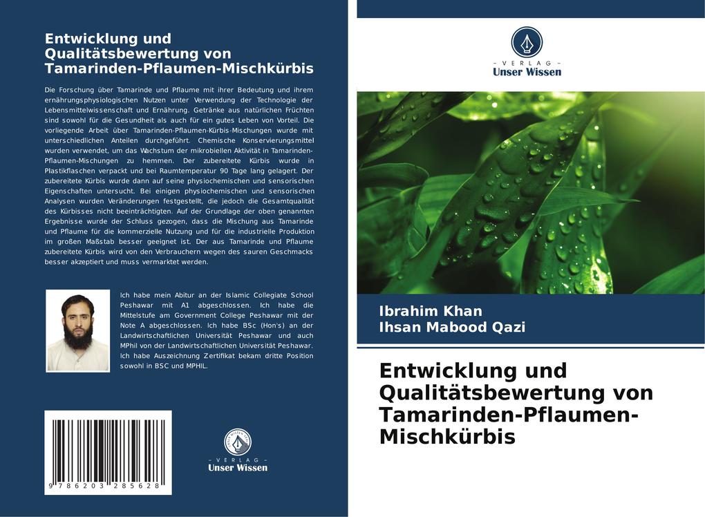 Entwicklung und Qualitätsbewertung von Tamarinden-Pflaumen-Mischkürbis