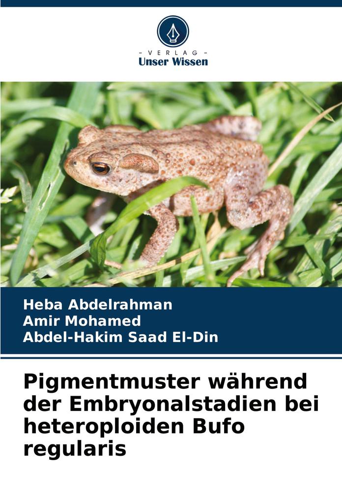Pigmentmuster während der Embryonalstadien bei heteroploiden Bufo regularis