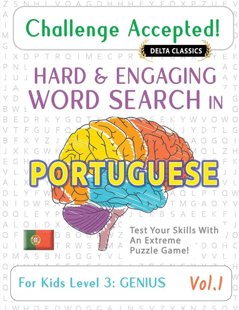 CHALLENGE ACCEPTED! - HARD AND ENGAGING WORD SEARCH IN PORTUGUESE FOR KIDS LEVEL 3