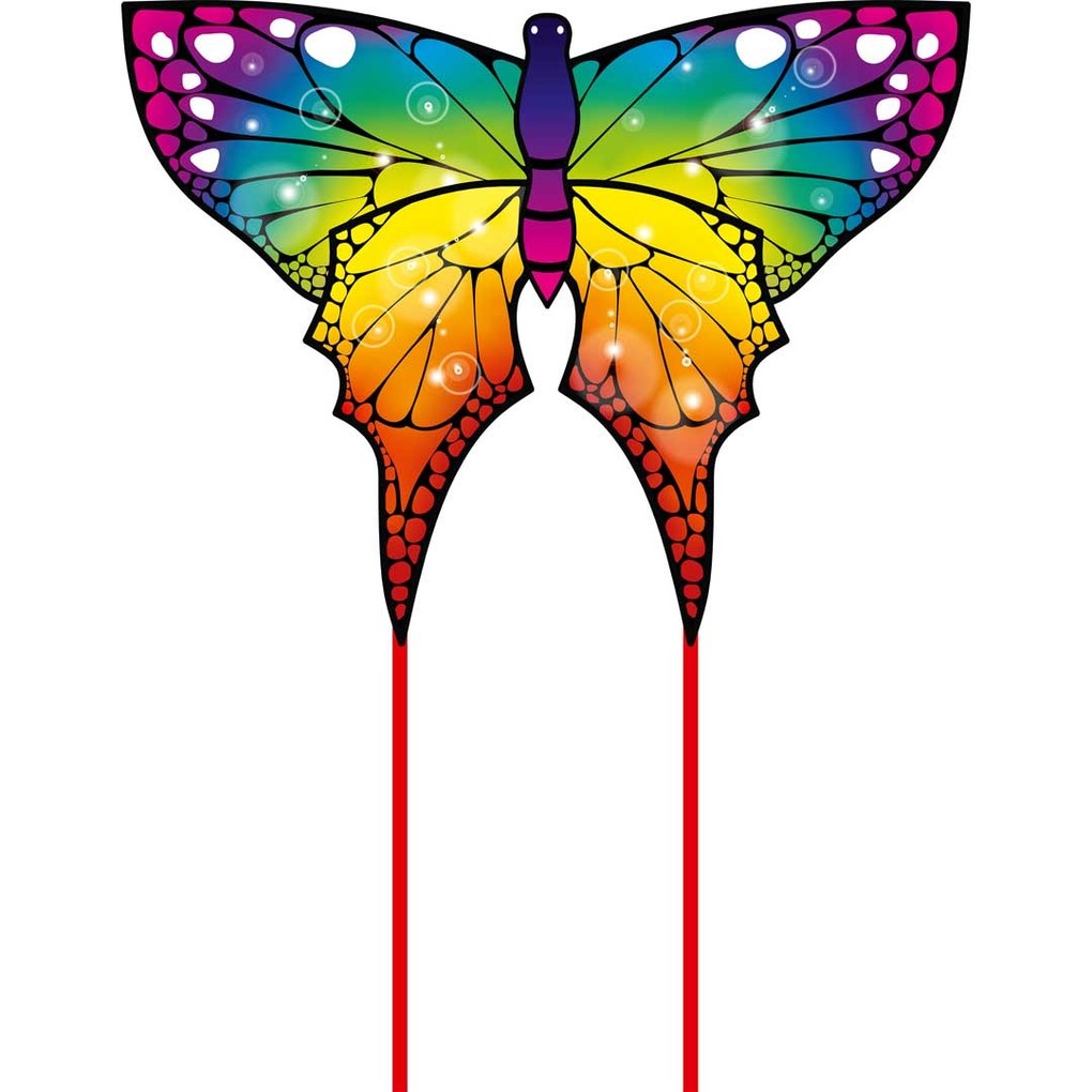 Ecoline 102226 - Ecoline: Butterfly Rainbow 82x110cm Drachen/Kinderdrachen
