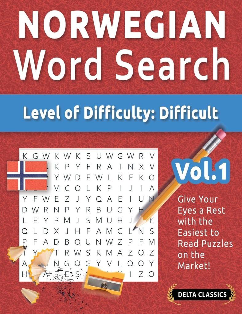 NORWEGIAN WORD SEARCH - LEVEL OF DIFFICULTY