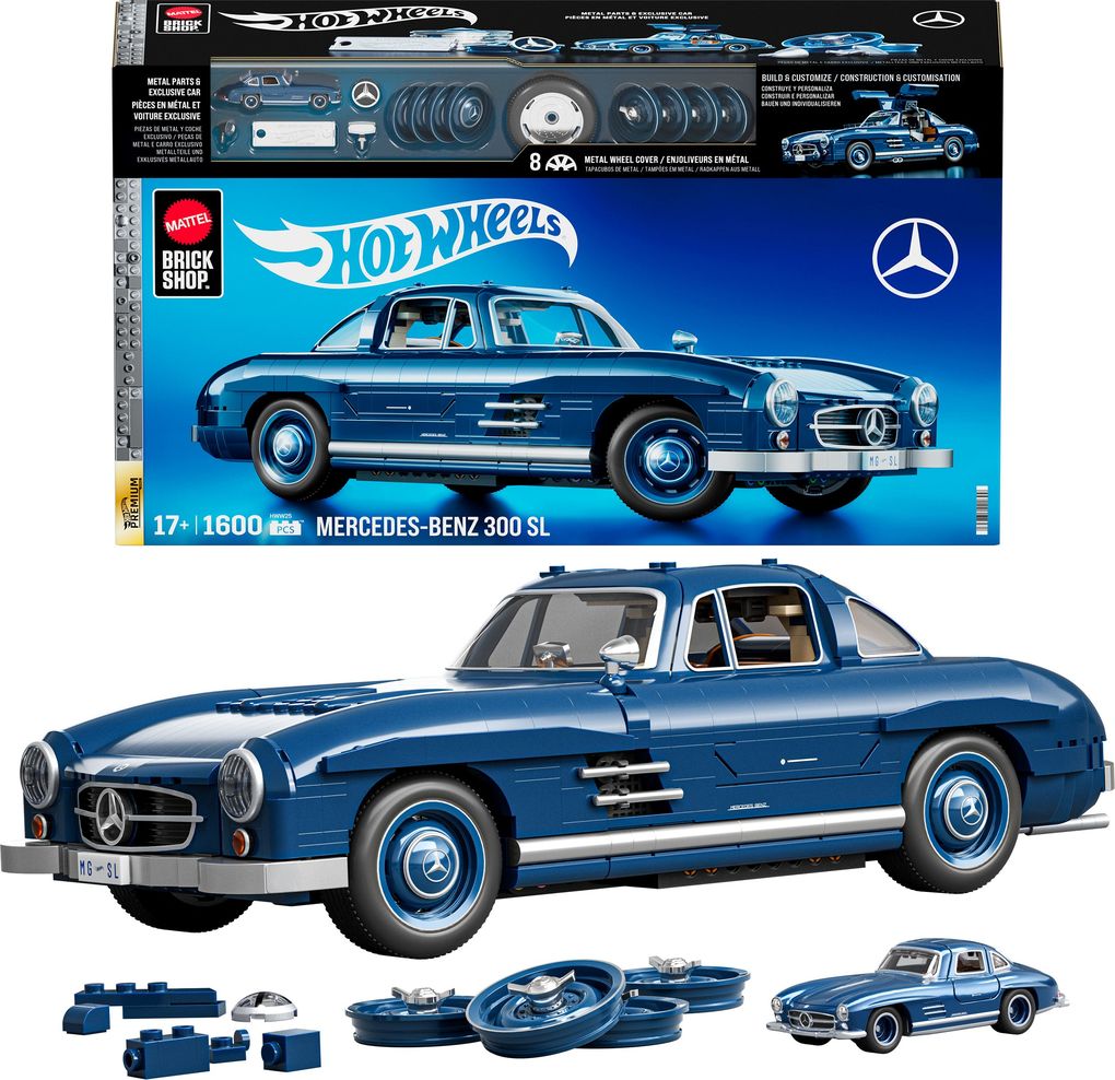 MEGA Showcase Hot Wheels Mercedes-Benz 300SL