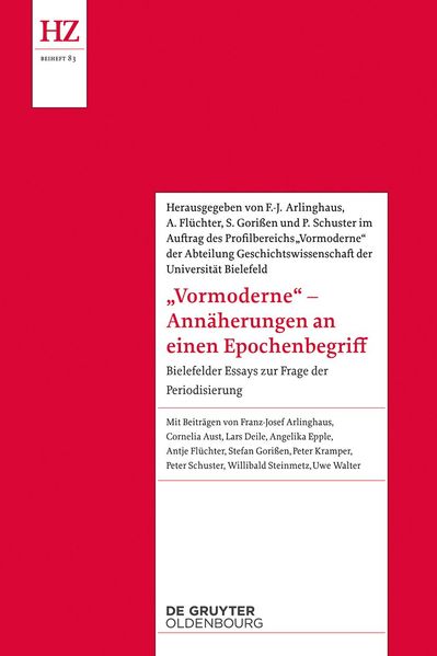 'Vormoderne' - Annäherungen an einen Epochenbegriff