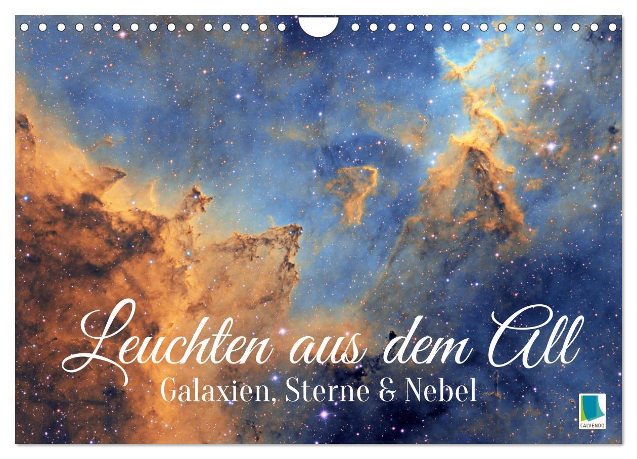Galaxien Sterne und Nebel: Leuchten aus dem All (Wandkalender 2026 DIN A4 quer) CALVENDO Monatskalender