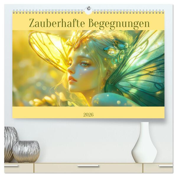 Zauberhafte Begegnungen (hochwertiger Premium Wandkalender 2026 DIN A2 quer) Kunstdruck in Hochglanz
