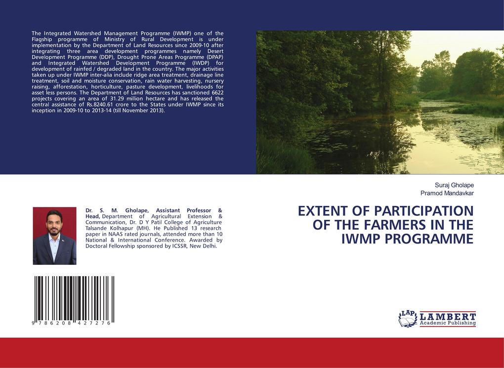 EXTENT OF PARTICIPATION OF THE FARMERS IN THE IWMP PROGRAMME