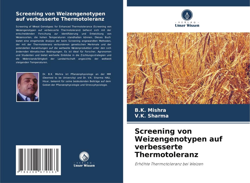 Screening von Weizengenotypen auf verbesserte Thermotoleranz