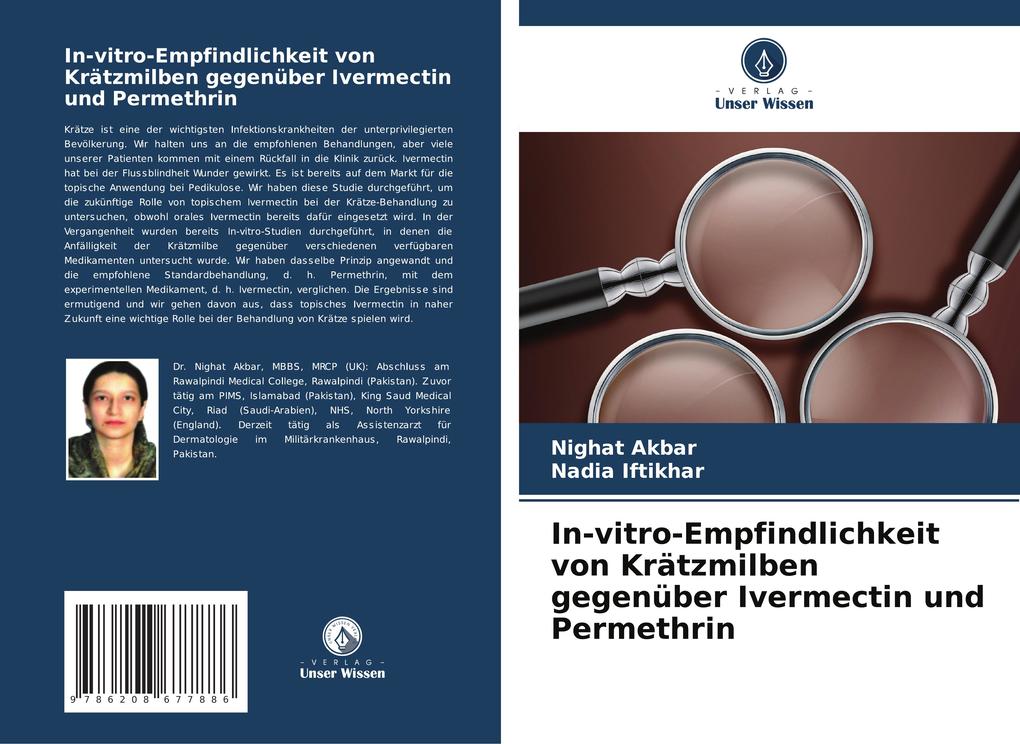 In-vitro-Empfindlichkeit von Krätzmilben gegenüber Ivermectin und Permethrin