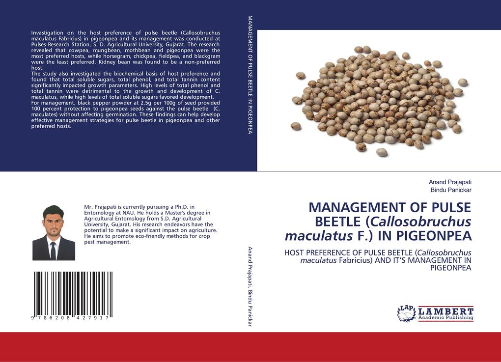 MANAGEMENT OF PULSE BEETLE (Callosobruchus maculatus F.) IN PIGEONPEA