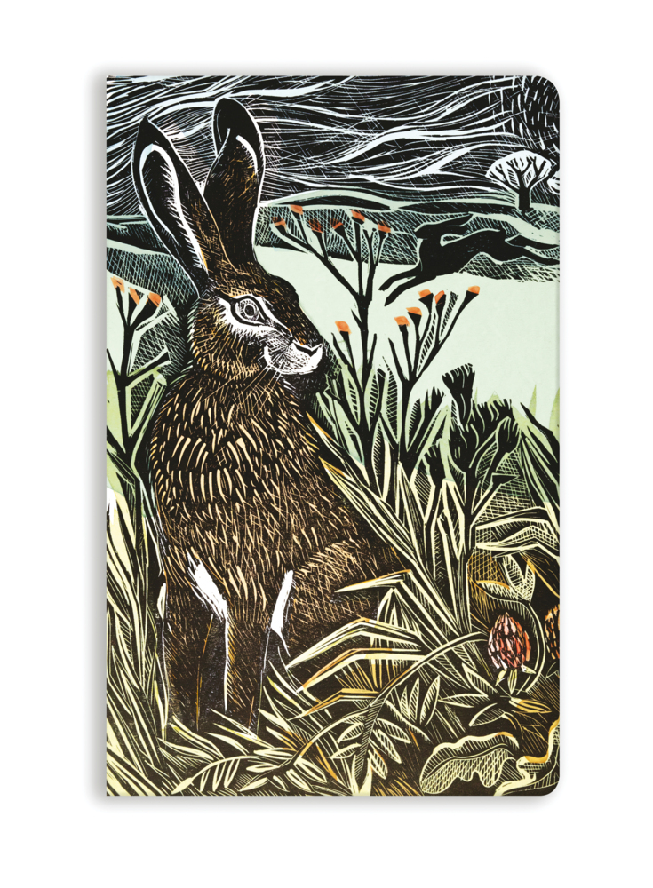 Premium Softcover Notizbuch: Angela Harding Versteckter Hase
