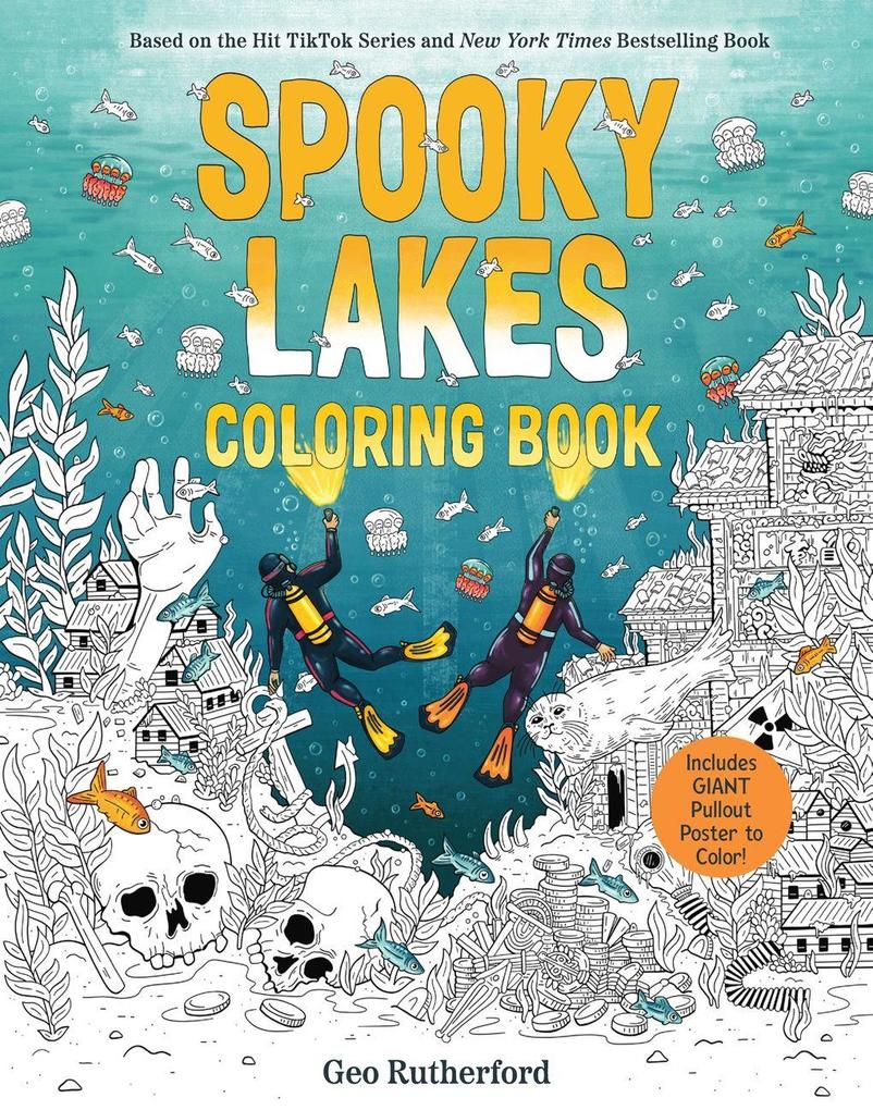 Abrams & Chronicle Books Spooky Lakes Coloring Book