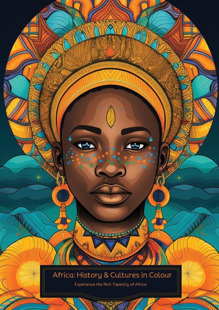 African Themed Colouring Book