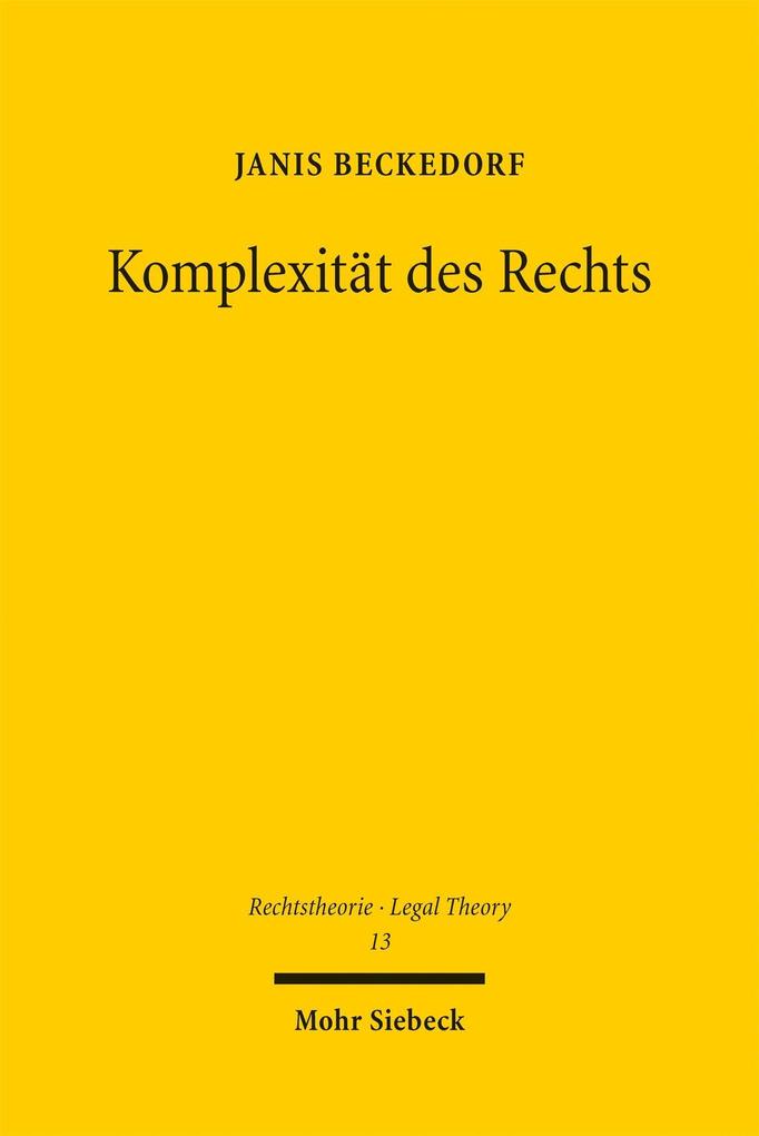 Komplexität des Rechts