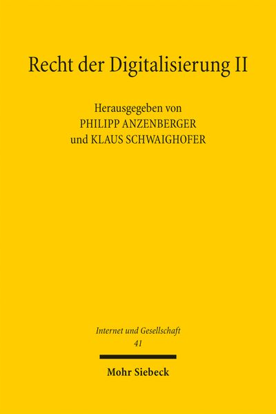 Recht der Digitalisierung II