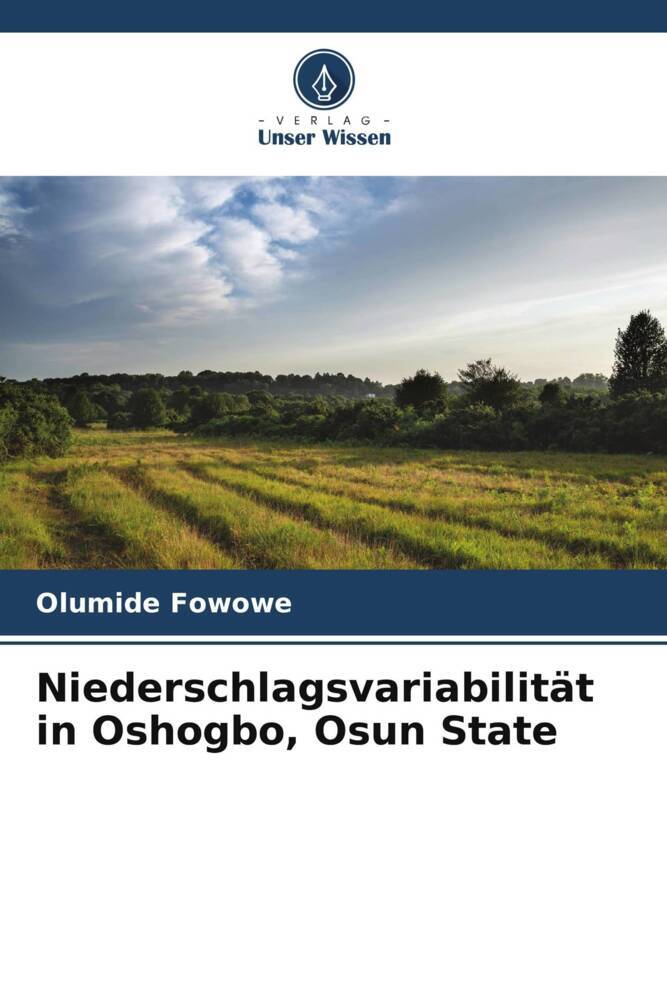 Niederschlagsvariabilität in Oshogbo Osun State