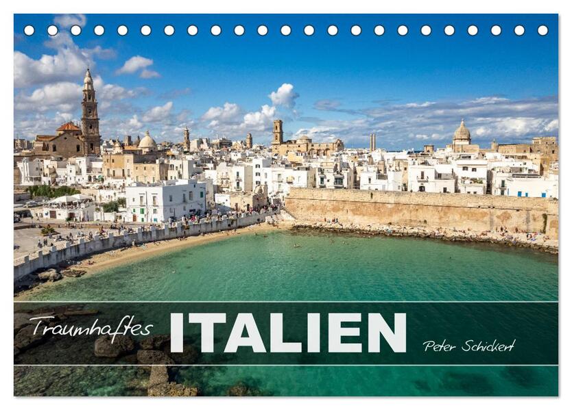 Traumhaftes Italien (Tischkalender 2026 DIN A5 quer) CALVENDO Monatskalender