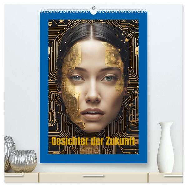 Gesichter der Zukunft (hochwertiger Premium Wandkalender 2026 DIN A2 hoch) Kunstdruck in Hochglanz
