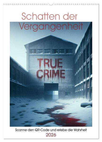 True Crime - Schatten der Vergangenheit (Wandkalender 2026 DIN A2 hoch) CALVENDO Monatskalender