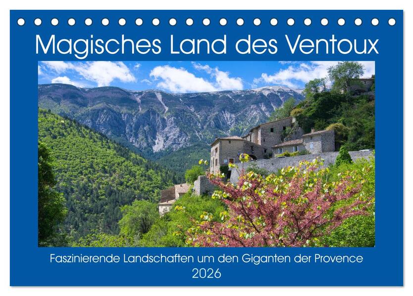 Magisches Land des Ventoux (Tischkalender 2026 DIN A5 quer) CALVENDO Monatskalender