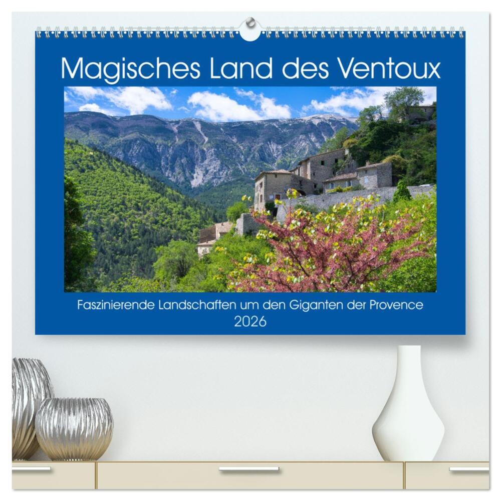 Magisches Land des Ventoux (hochwertiger Premium Wandkalender 2026 DIN A2 quer) Kunstdruck in Hochglanz