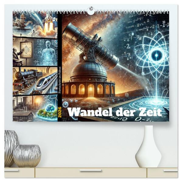 Fortschritt im Fokus - Wandel der Zeit (hochwertiger Premium Wandkalender 2026 DIN A2 quer) Kunstdruck in Hochglanz