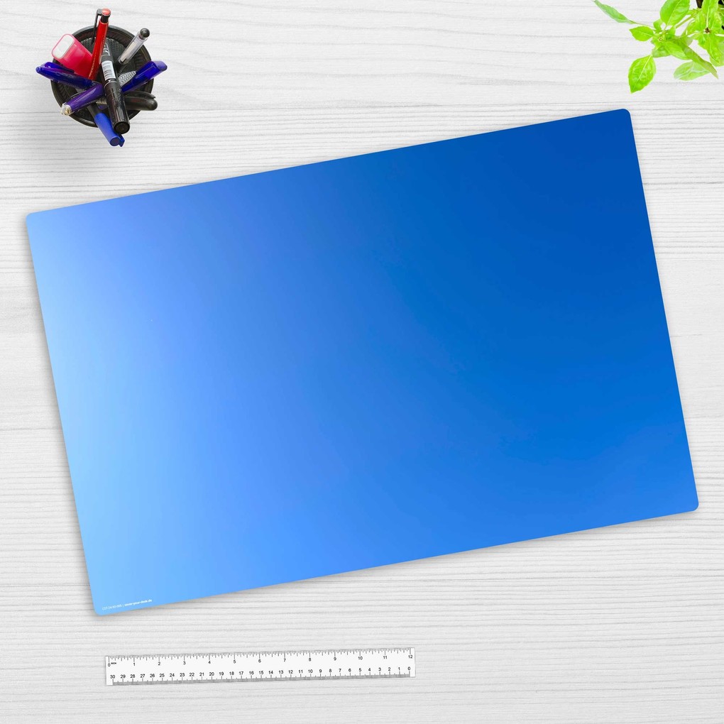 Cover-your-desk Schreibtischunterlage für Kinder und Erwachsene Blauer Himmel aus hochwertigem Vinyl 60 x 40 cm