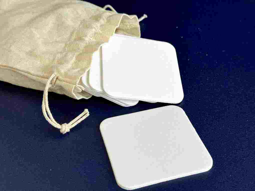 Scriptum Spiele Memory-Spiel zum selbst gestalten 28 hochwertige blanko Karten 7 x 7 cm