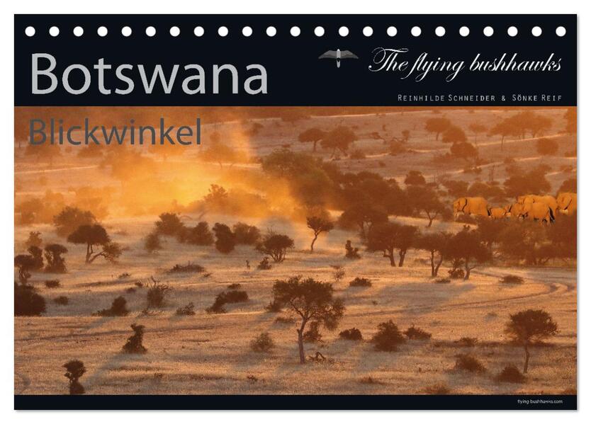 Botswana Blickwinkel 2026 (Tischkalender 2026 DIN A5 quer) CALVENDO Monatskalender
