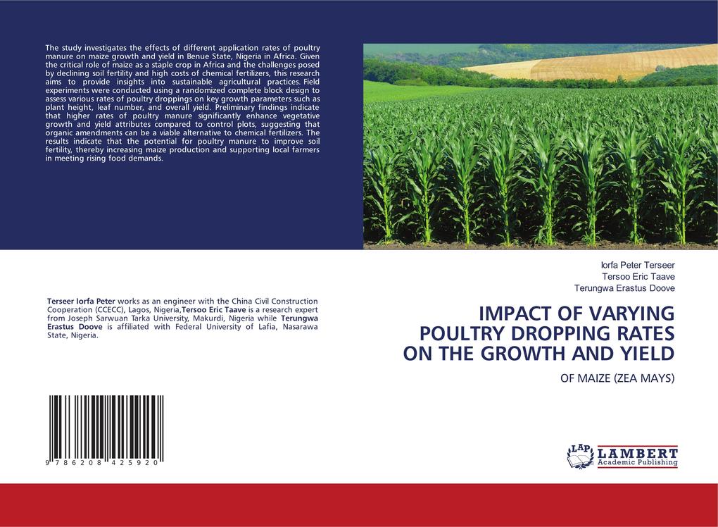 IMPACT OF VARYING POULTRY DROPPING RATES ON THE GROWTH AND YIELD