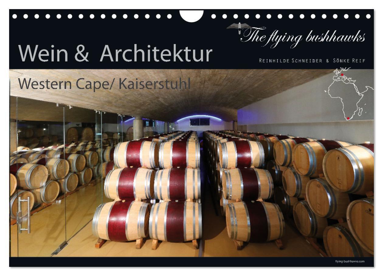 Wein & Architektur 2026 (Wandkalender 2026 DIN A4 quer) CALVENDO Monatskalender