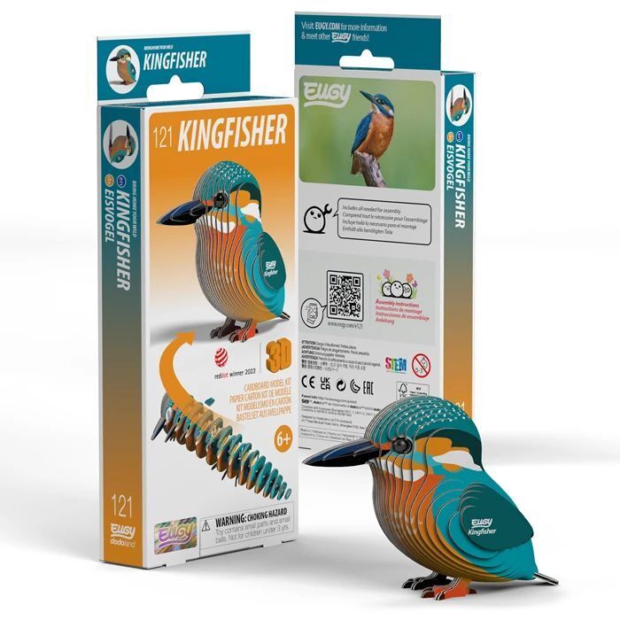 Eugy - 3D Bastelset Eisvogel