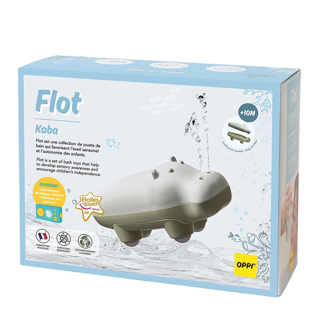 OPPI Toys - Flot Badespielzeug Nilpferd Kaba