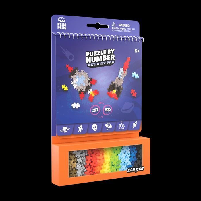 Plus-Plus - 125 Kreativ Bausteine Puzzle Weltraum