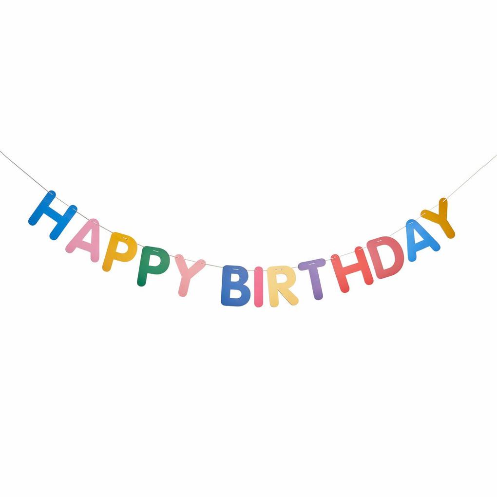 Girlande Happy Birthday Magic Rainbow FSC MIX 5m