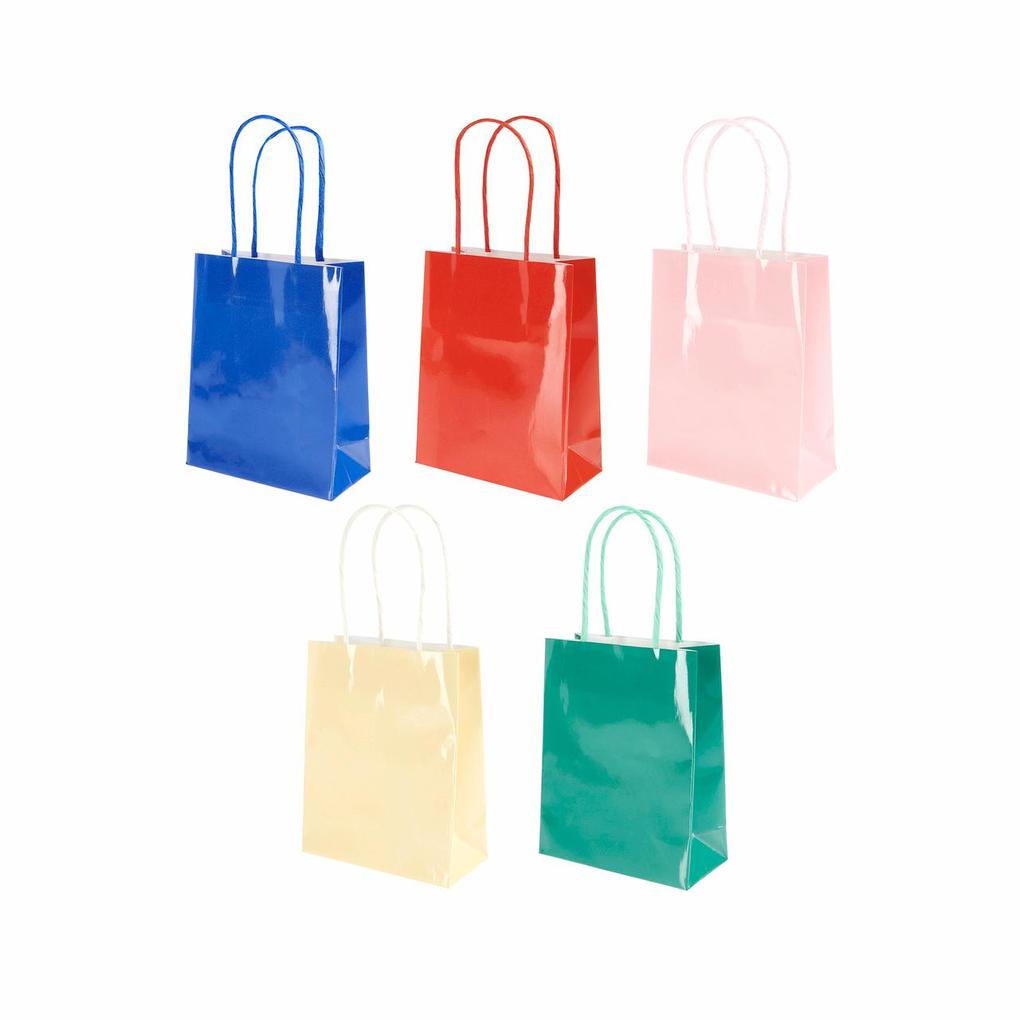 Papiertüten Set Magic Rainbow S FSC MIX 12 x 15 x 55 cm 5 Stk glänzend