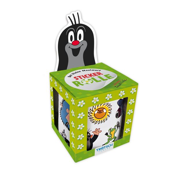TRÖTSCH- Der Kleine Maulwurf Stickerrolle Sticker
