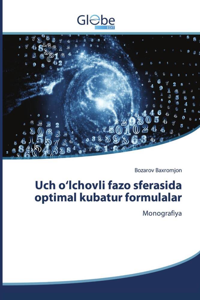 Uch o'lchovli fazo sferasida optimal kubatur formulalar