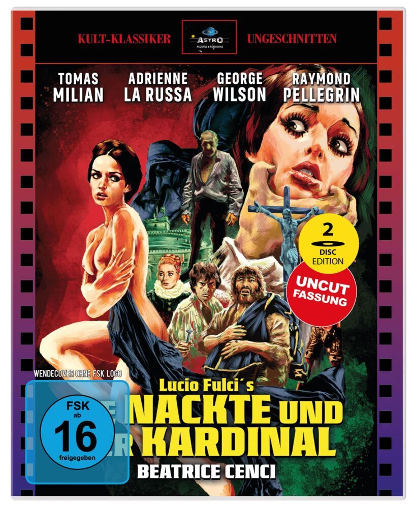Die Nackte und der Kardinal - Cover A - Astro Design - Full-Sleeve Scanavo Box1 Blu-ray + 1 DVD