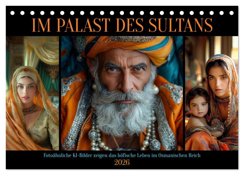 Im Palast des Sultans (Tischkalender 2026 DIN A5 quer) CALVENDO Monatskalender