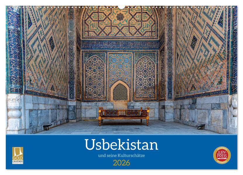 Usbekistan und seine Kulturschätze (Wandkalender 2026 DIN A2 quer) CALVENDO Monatskalender
