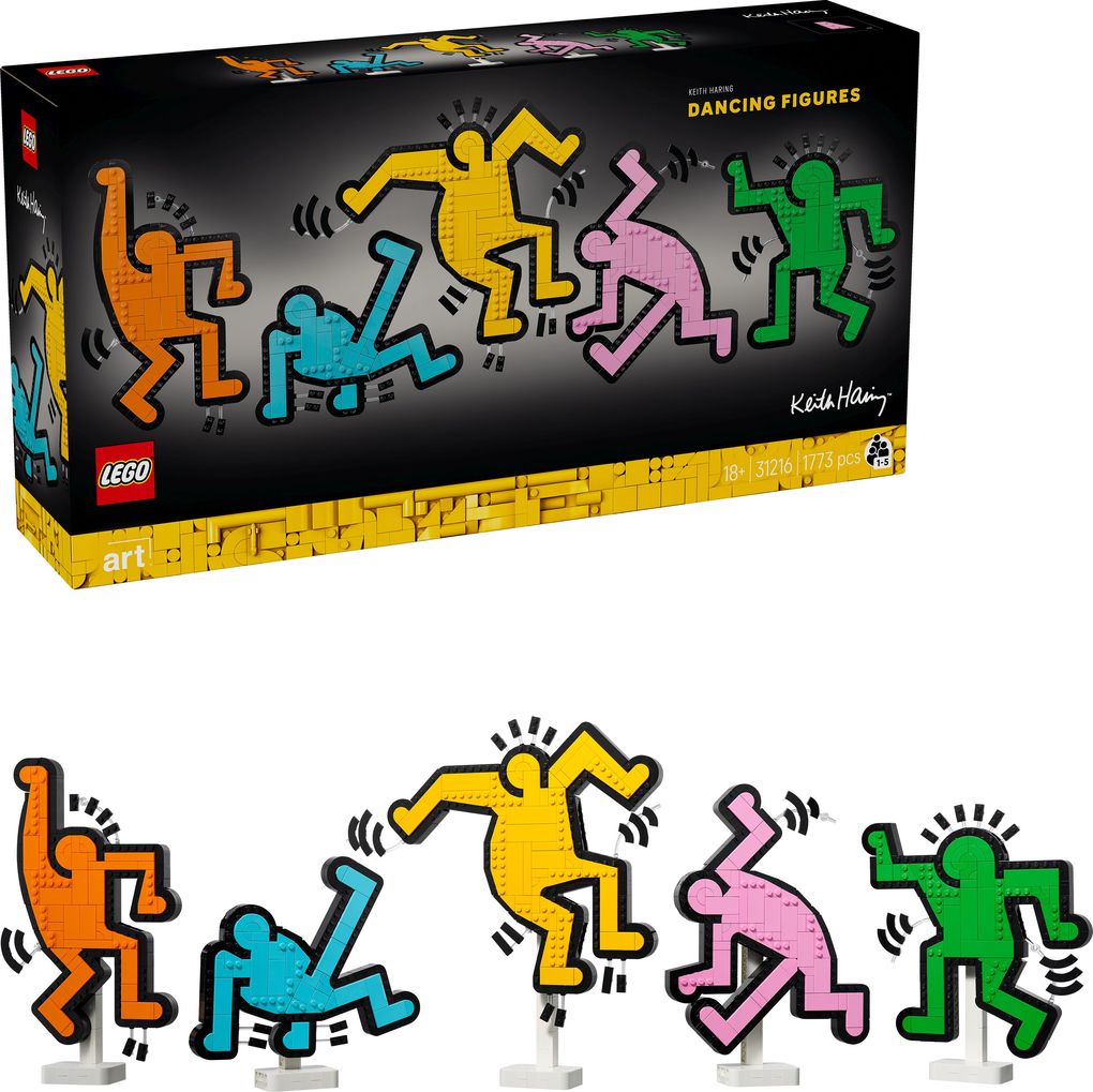 LEGO Art 31216 Keith Haring - Tanzende Figuren