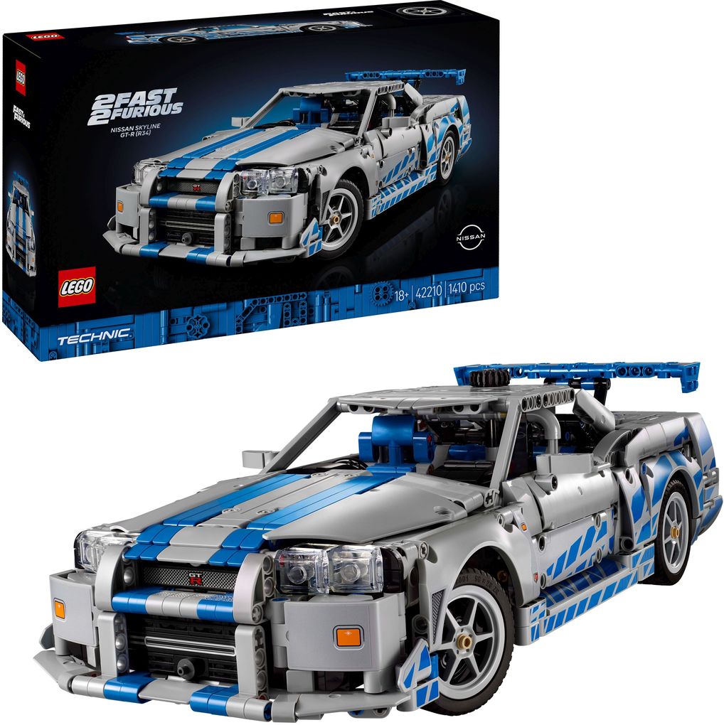 LEGO Technic 42210 2 Fast 2 Furious Nissan Skyline GT-R (R34) Flitzer