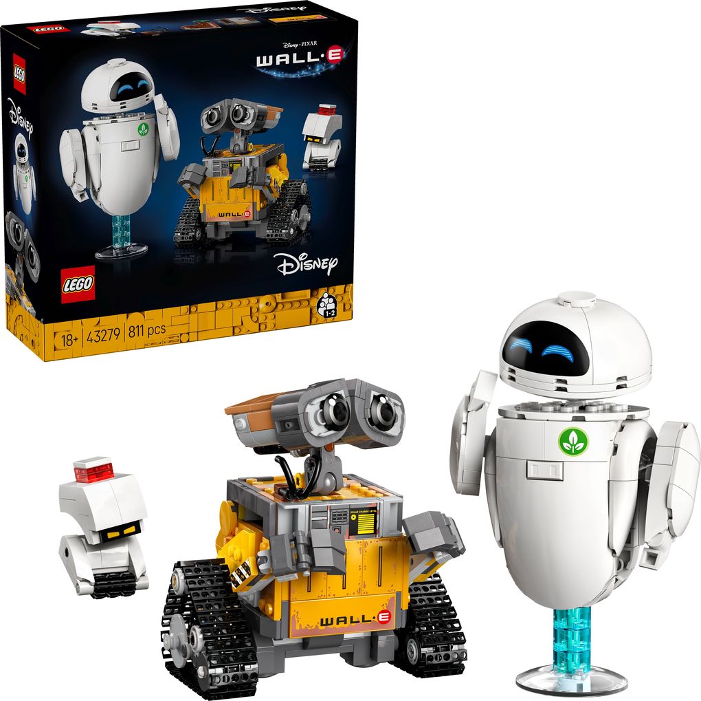 LEGO® Disney And Pixar Wall-E And Eve Animated Film Building Set 43279