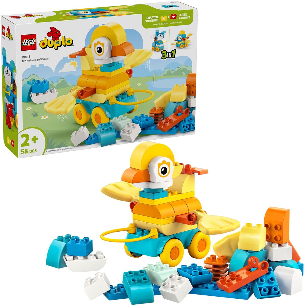 10448 LEGO® DUPLO® Tiere auf Rädern 3-in-1-Set