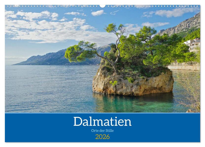 Dalmatien - Stille Orte (Wandkalender 2026 DIN A2 quer) CALVENDO Monatskalender