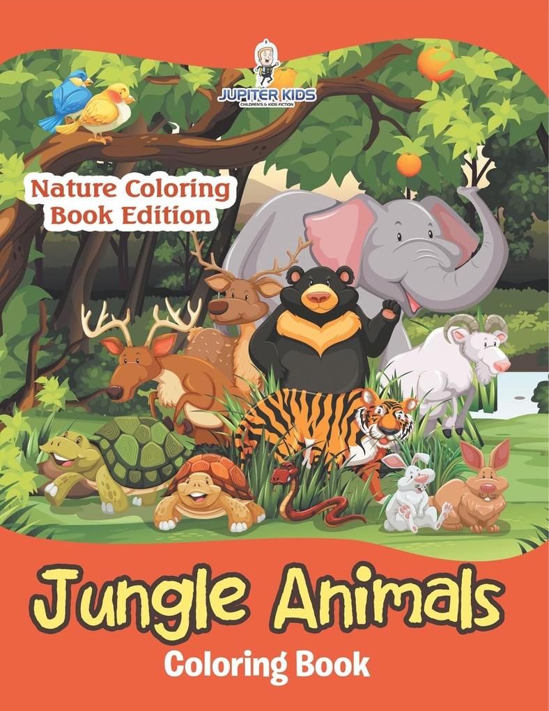 Jungle Animals Coloring Book