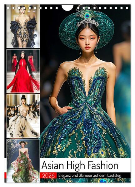 Asian High Fashion. Eleganz und Glamour auf dem Laufsteg (Wandkalender 2026 DIN A4 hoch) CALVENDO Monatskalender