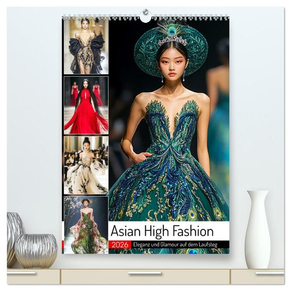 Asian High Fashion. Eleganz und Glamour auf dem Laufsteg (hochwertiger Premium Wandkalender 2026 DIN A2 hoch) Kunstdruck in Hochglanz